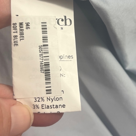 House of CB Maribel Soft Blue Mini Dress - Picture 12 of 14